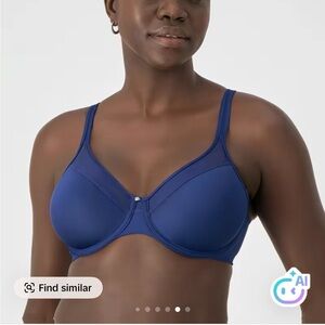 Bali One Smooth U Ultra Light Underwire Bra Women's Comfortable Fit Everyday
